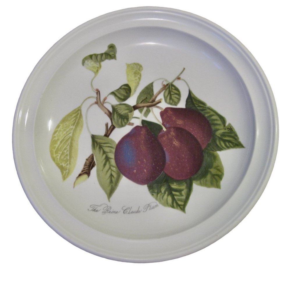 Portmeirion Pomona Dinner Plate Reine Claude Plum Botanical Fruit ENGLAND MADE
